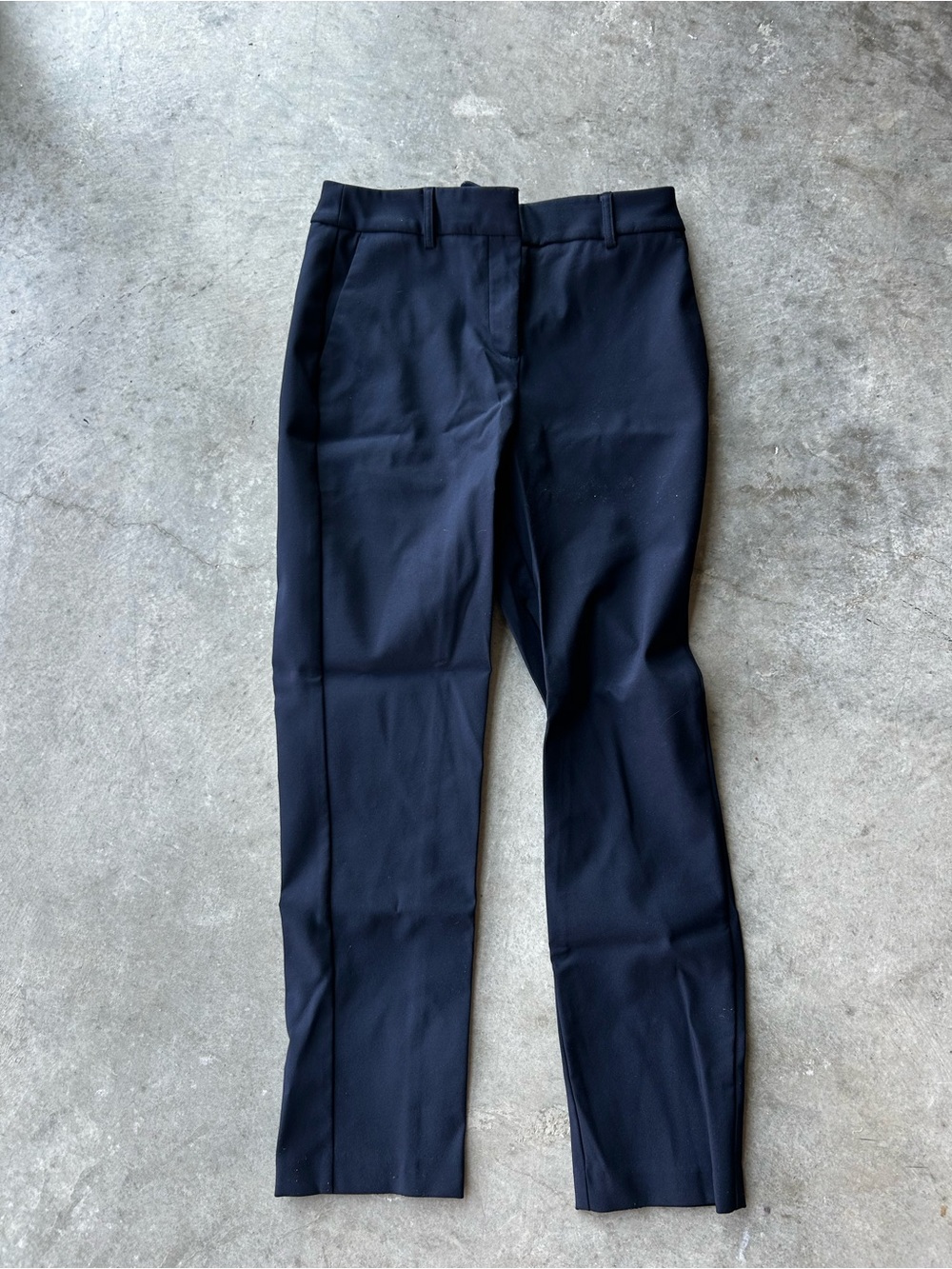 Rachel Zoe Navy Straight-Leg Dress Pants